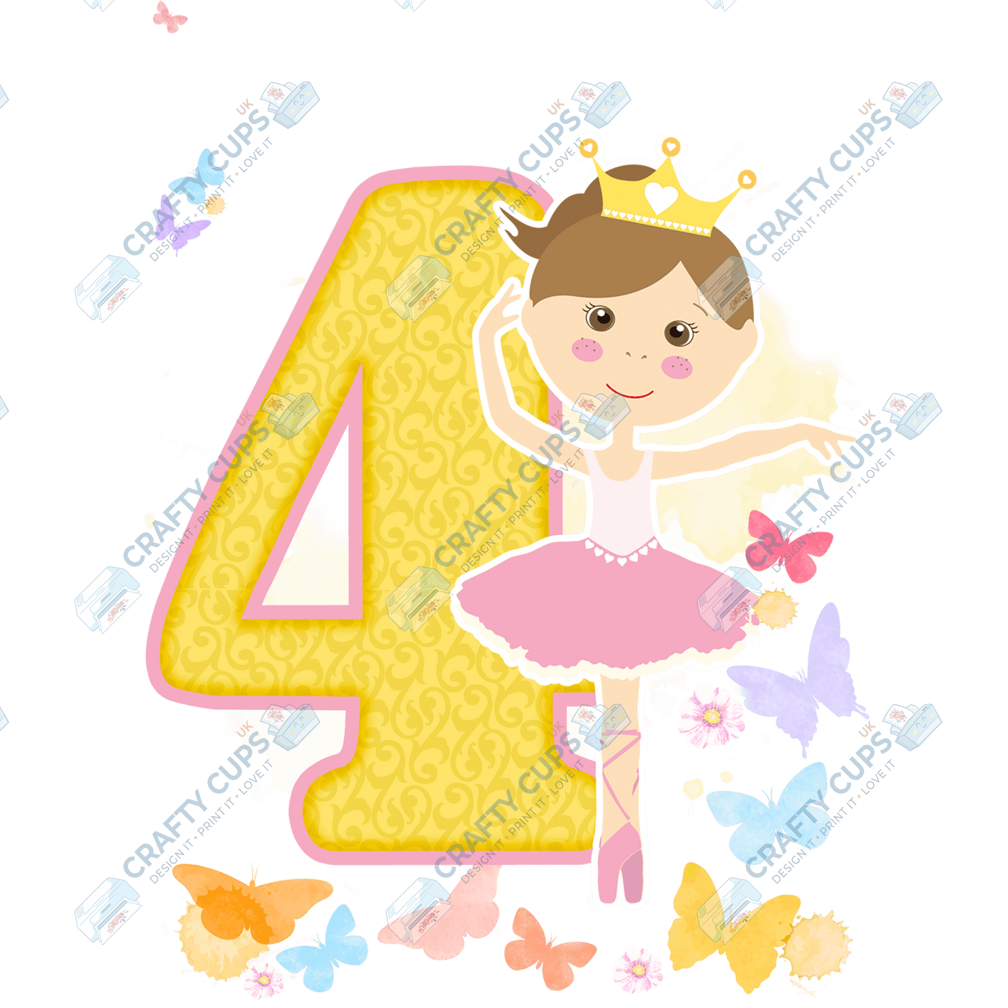 Ballet DTF Transfers – Cute Dance Designs for Ages 4–8 (4"–10")