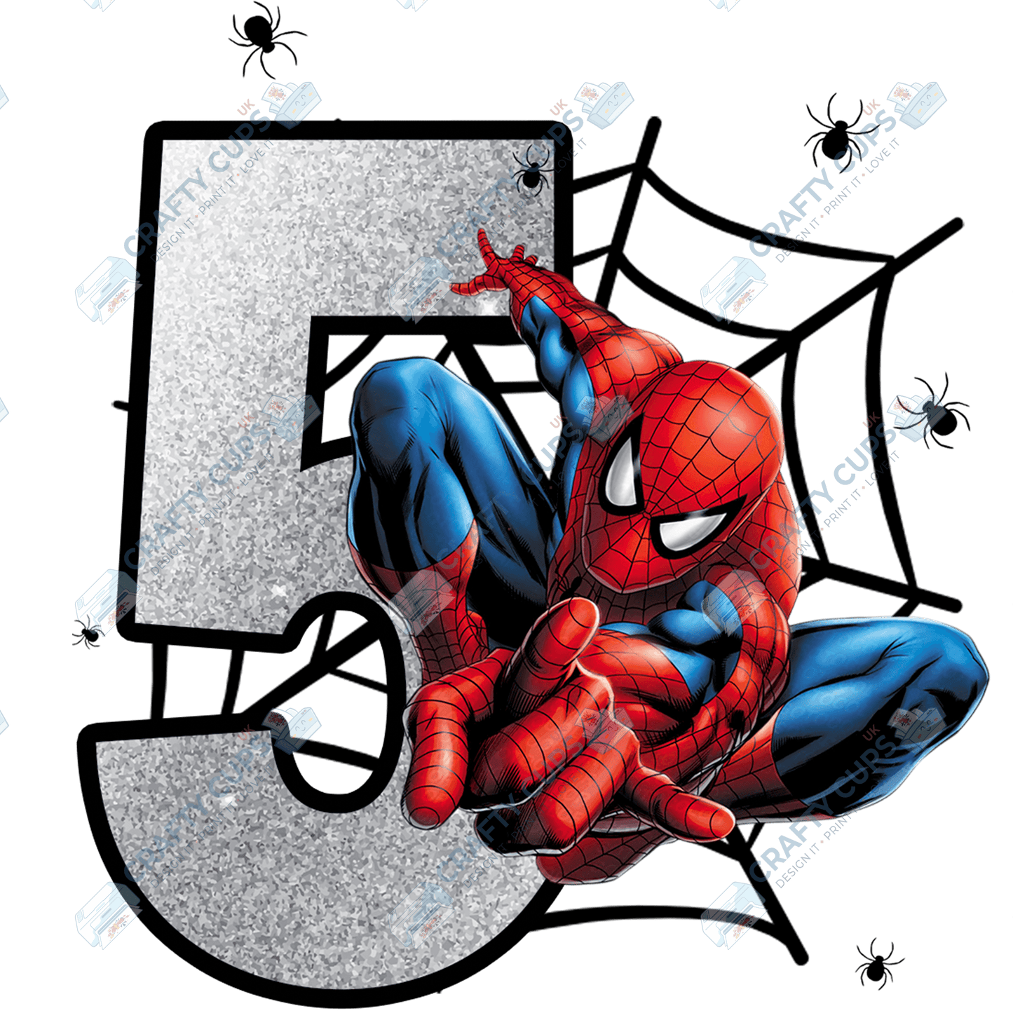 Hero DTF Transfer for Kids (Ages 1-10) – Colorful Superhero Design for Shirts & Outfits