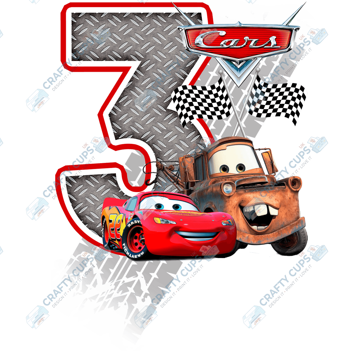 Cars DTF Transfer for Kids (Ages 1–5) – Fun Vehicle Design for Shirts & Outfits