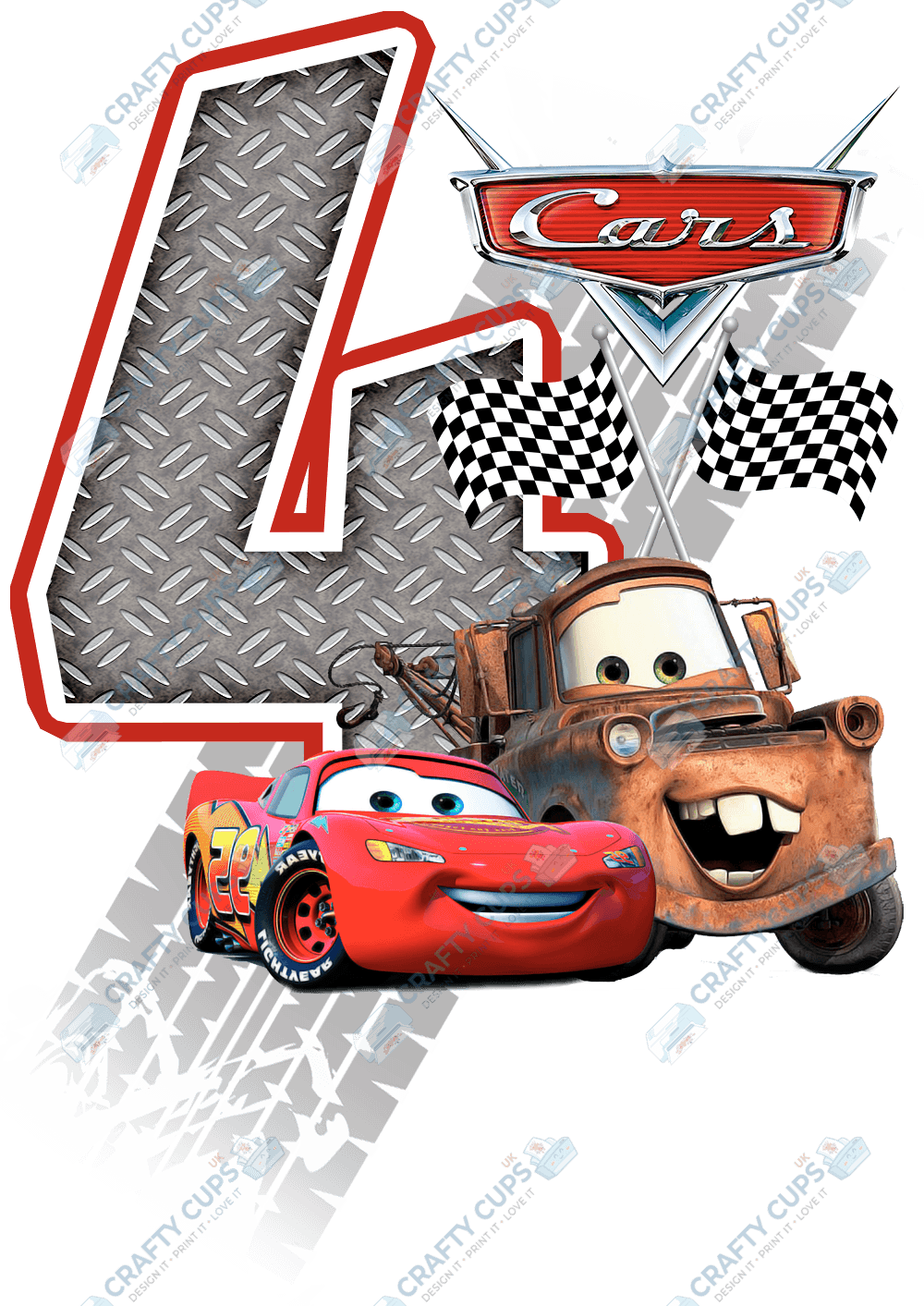 Cars DTF Transfer for Kids (Ages 1–5) – Fun Vehicle Design for Shirts & Outfits