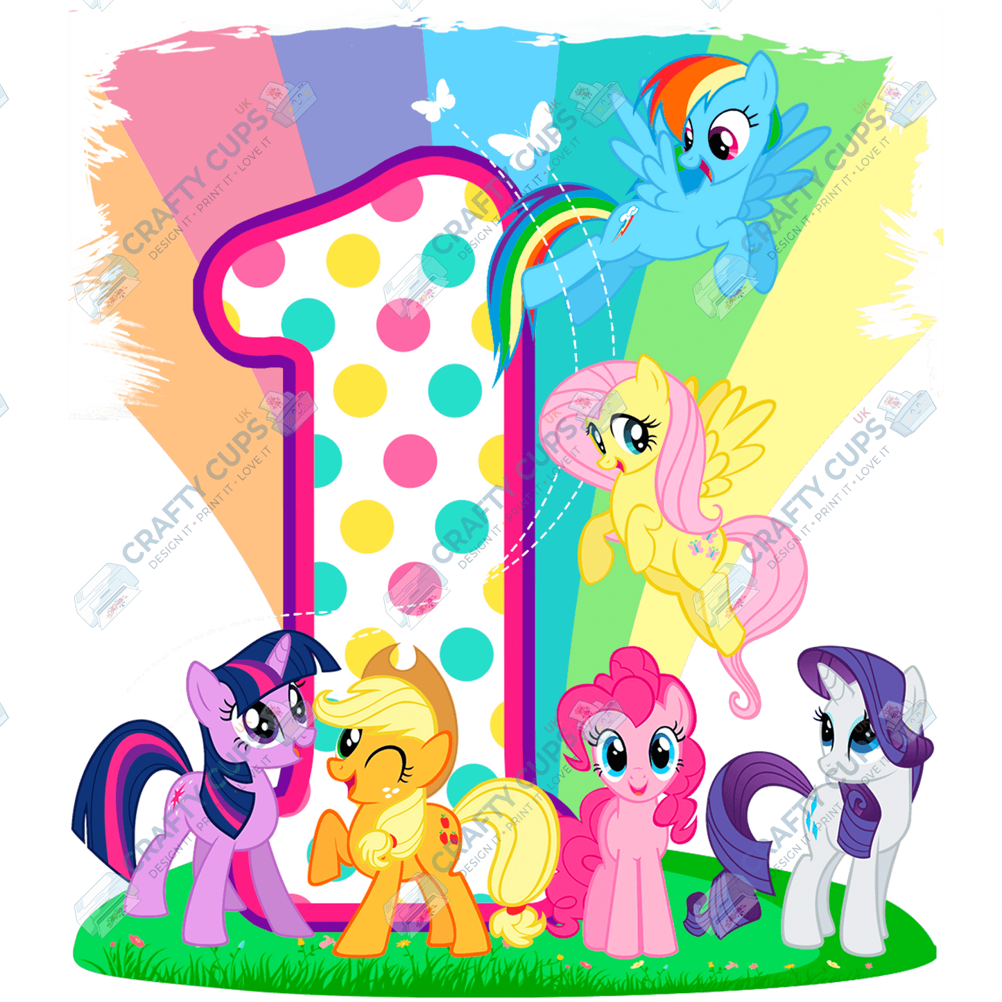 Pony DTF Transfer for Kids (Ages 1–5) – Cute Horse Design for Shirts & Outfits