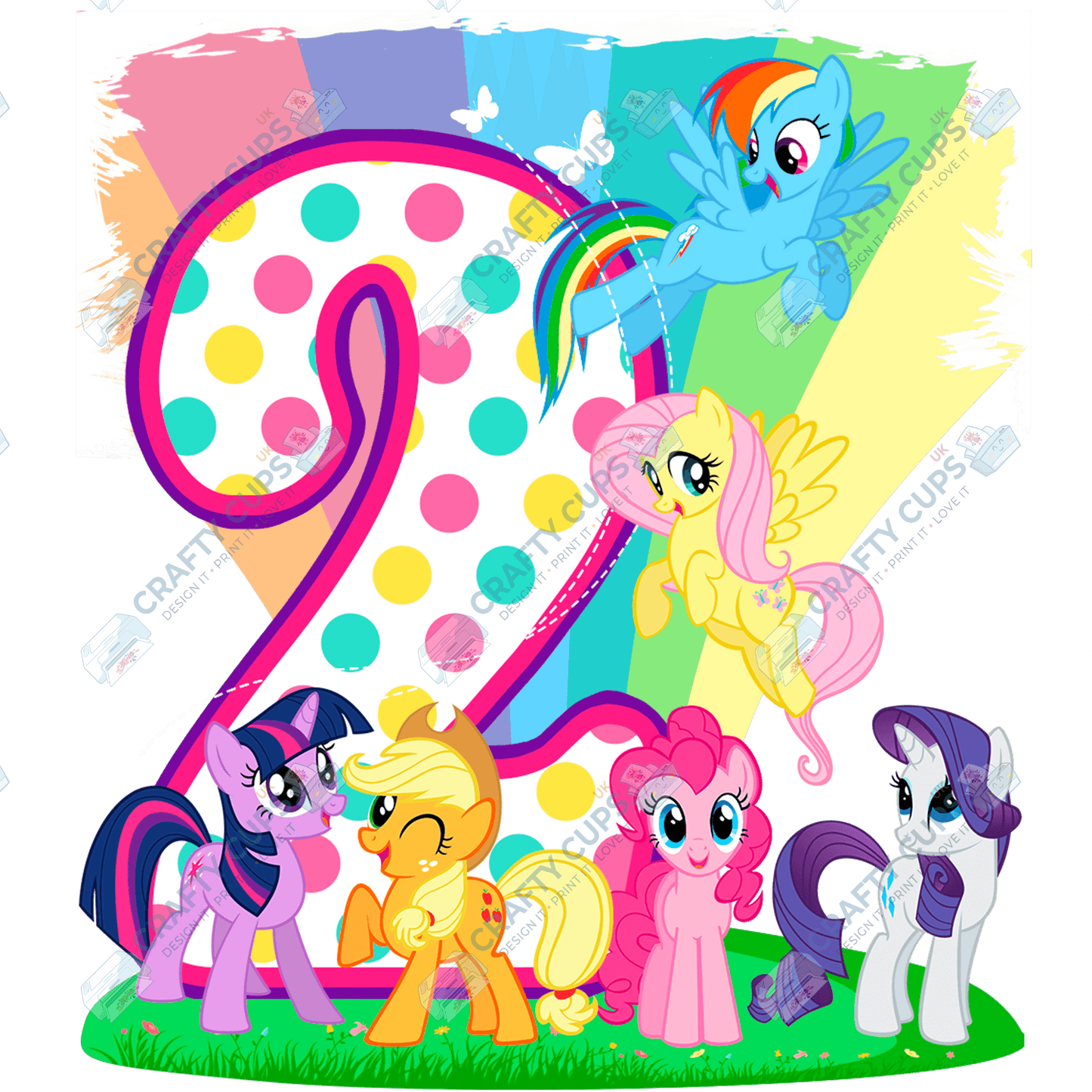 Pony DTF Transfer for Kids (Ages 1–5) – Cute Horse Design for Shirts & Outfits