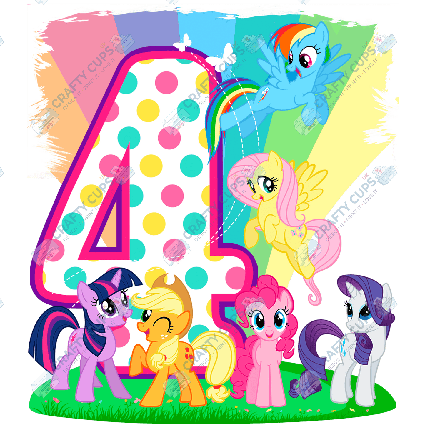 Pony DTF Transfer for Kids (Ages 1–5) – Cute Horse Design for Shirts & Outfits