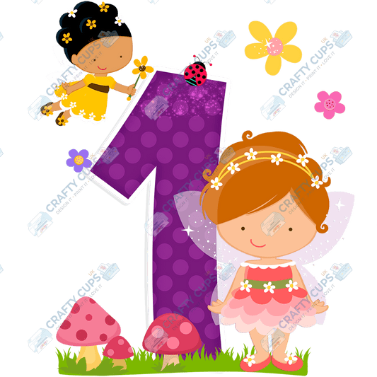 Fairy DTF Transfer for Kids (Ages 1–5) – Magical Fairy Design for Shirts & Outfits