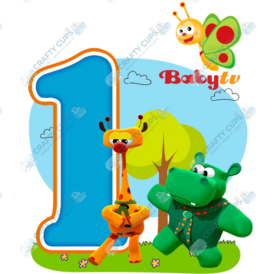 BabyTV DTF Transfers – Cute Designs for Ages 1–5