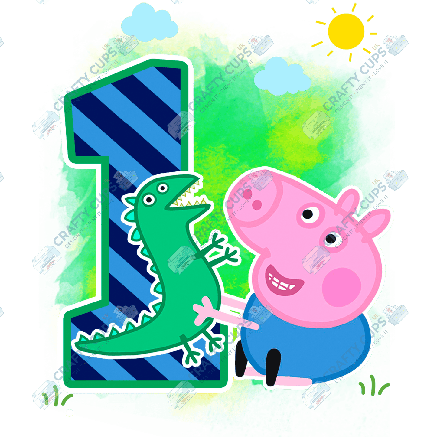 Little Pig DTF Transfers – Cute Designs for Ages 1–5 (4"–10")