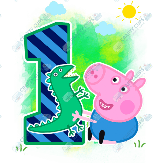 Little Pig DTF Transfers – Cute Designs for Ages 1–5 (4"–10")