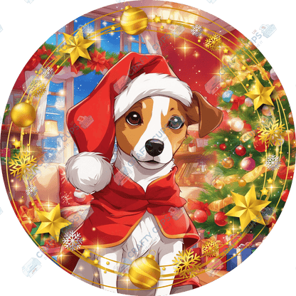 Christmas Dog Breeds DTF Transfer – Exclusive Secret Sub Design | Various Sizes – Crafty Cups UK