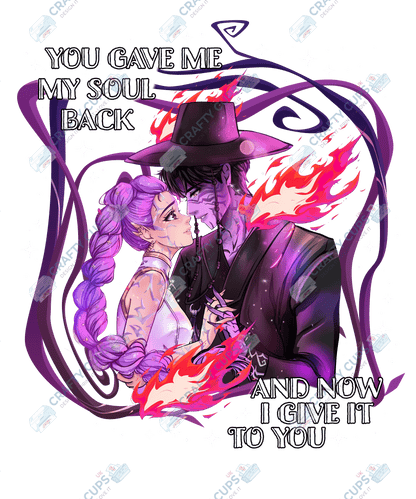 Demon Hunters DTF Transfer – Various Designs & Sizes, Heat Press Ready