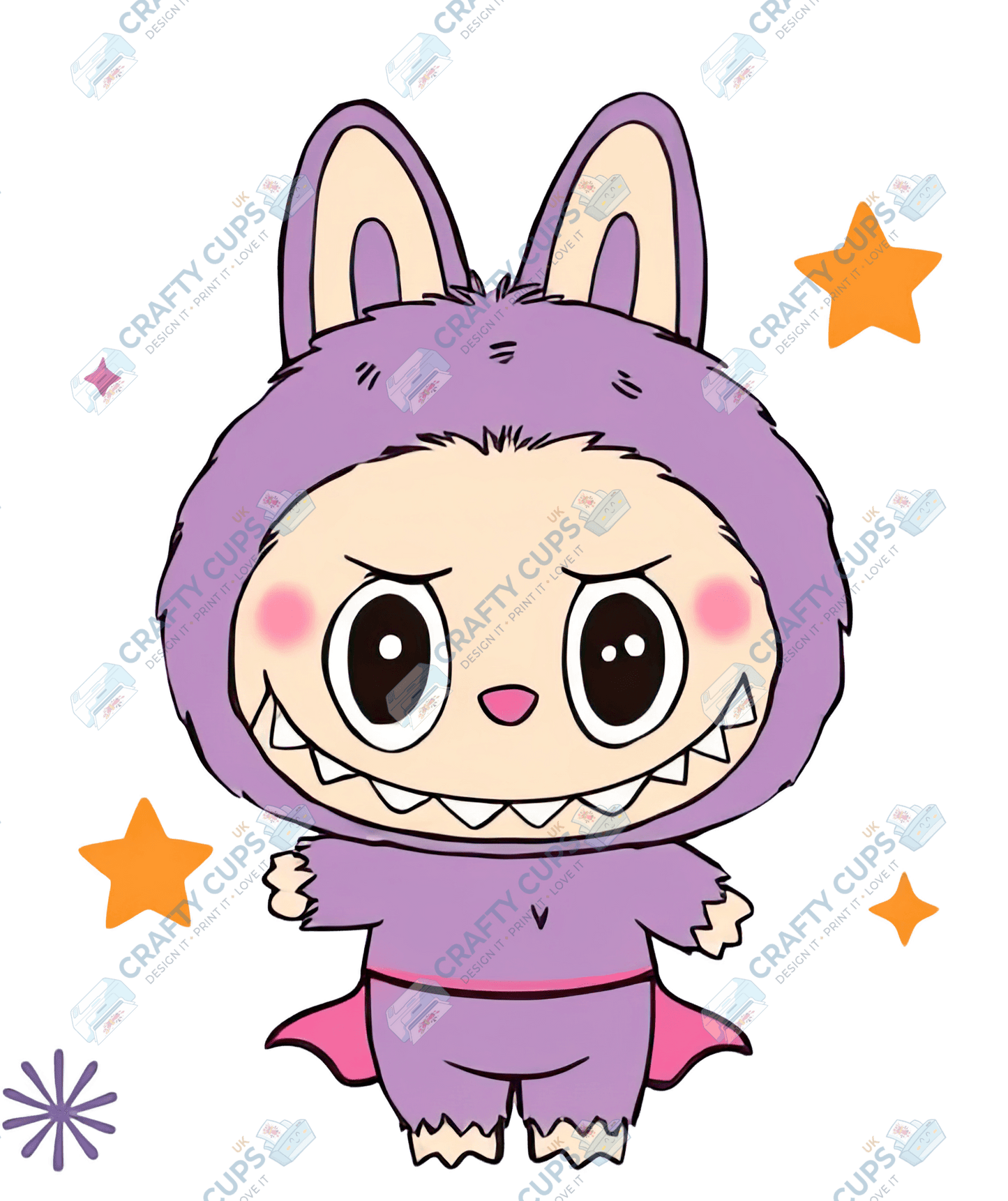 Chibi Monsters DTF Transfer – Cute Anime Style (Part Two of Seven), Various Sizes & Designs
