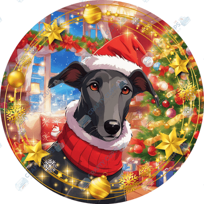 Christmas Dog Breeds DTF Transfer – Exclusive Secret Sub Design | Various Sizes – Crafty Cups UK