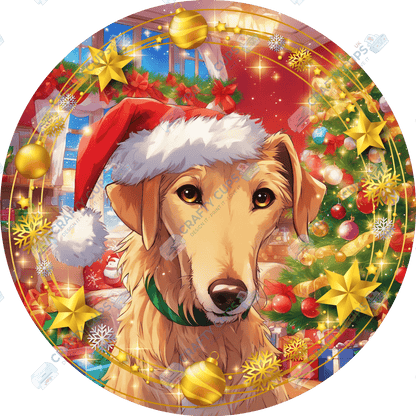 Christmas Dog Breeds DTF Transfer – Exclusive Secret Sub Design | Various Sizes – Crafty Cups UK
