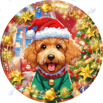 Christmas Dog Breeds DTF Transfer – Exclusive Secret Sub Design | Various Sizes – Crafty Cups UK