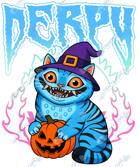 Halloween Demon Hunters DTF Transfer – Spooky Anime Style Design (Part One of Four), Various Sizes & Heat Press Ready