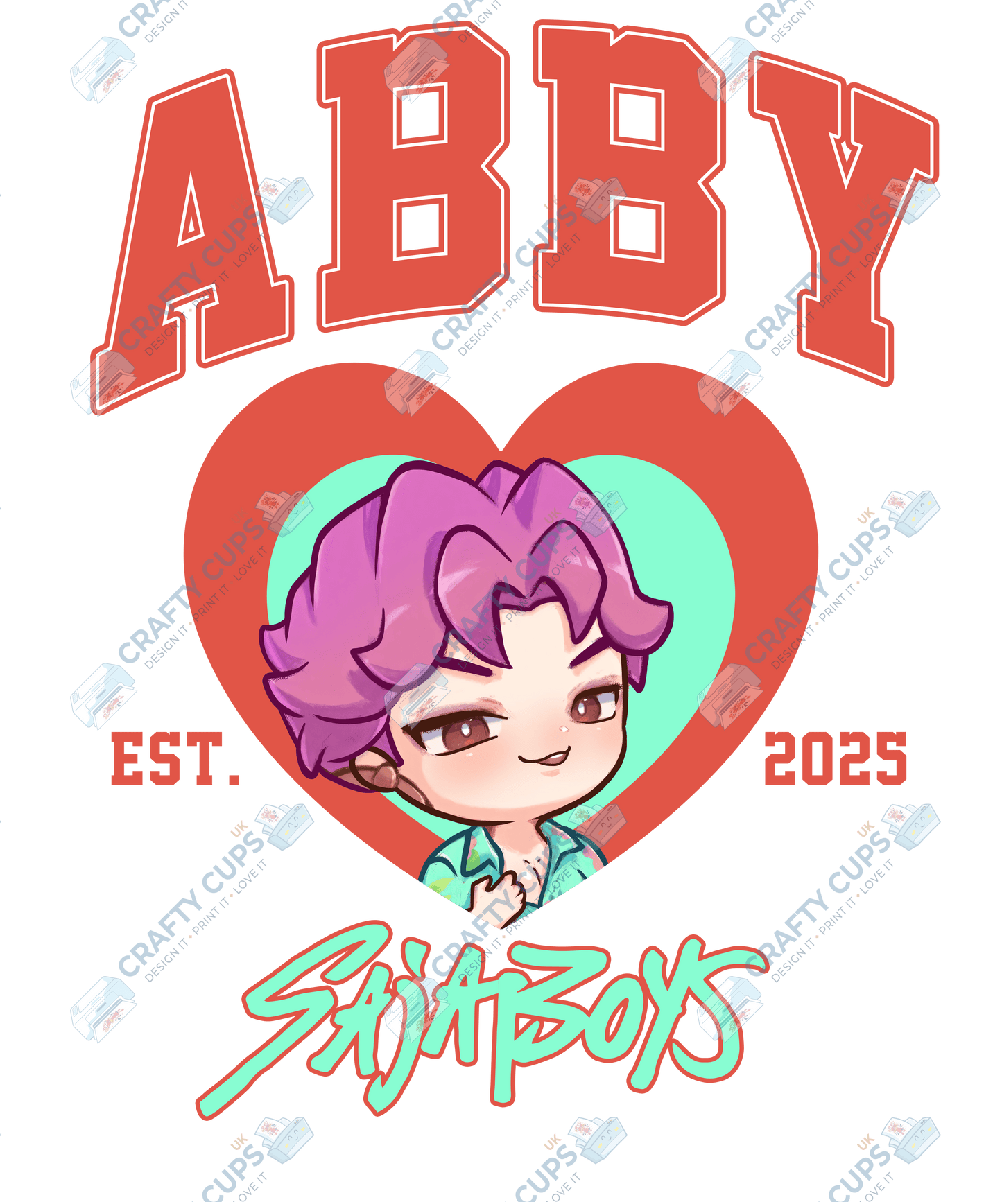 Demon Hunters DTF Transfer – Various Designs & Sizes, Heat Press Ready