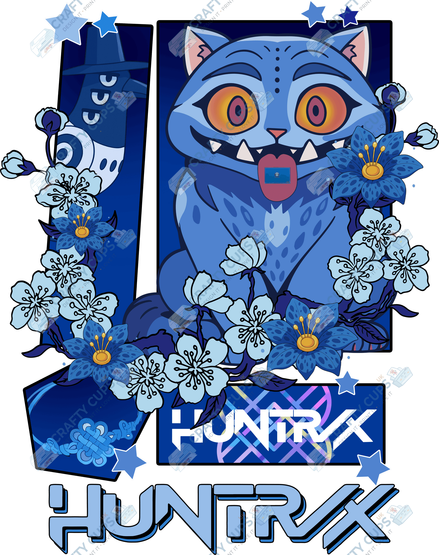 Demon Hunters DTF Transfer – Various Designs & Sizes (Part Two of Six), Heat Press Ready