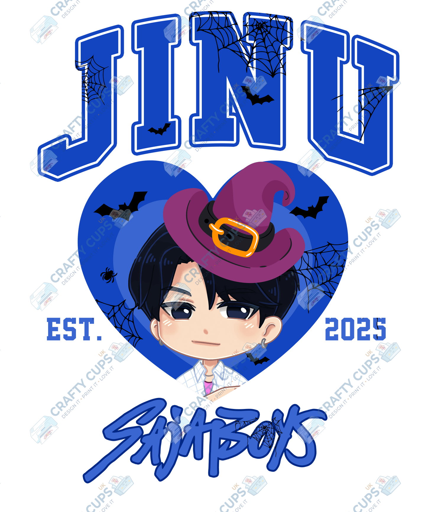 Halloween Demon Hunters DTF Transfer – Spooky Anime Style Design, Various Sizes & Heat Press Ready