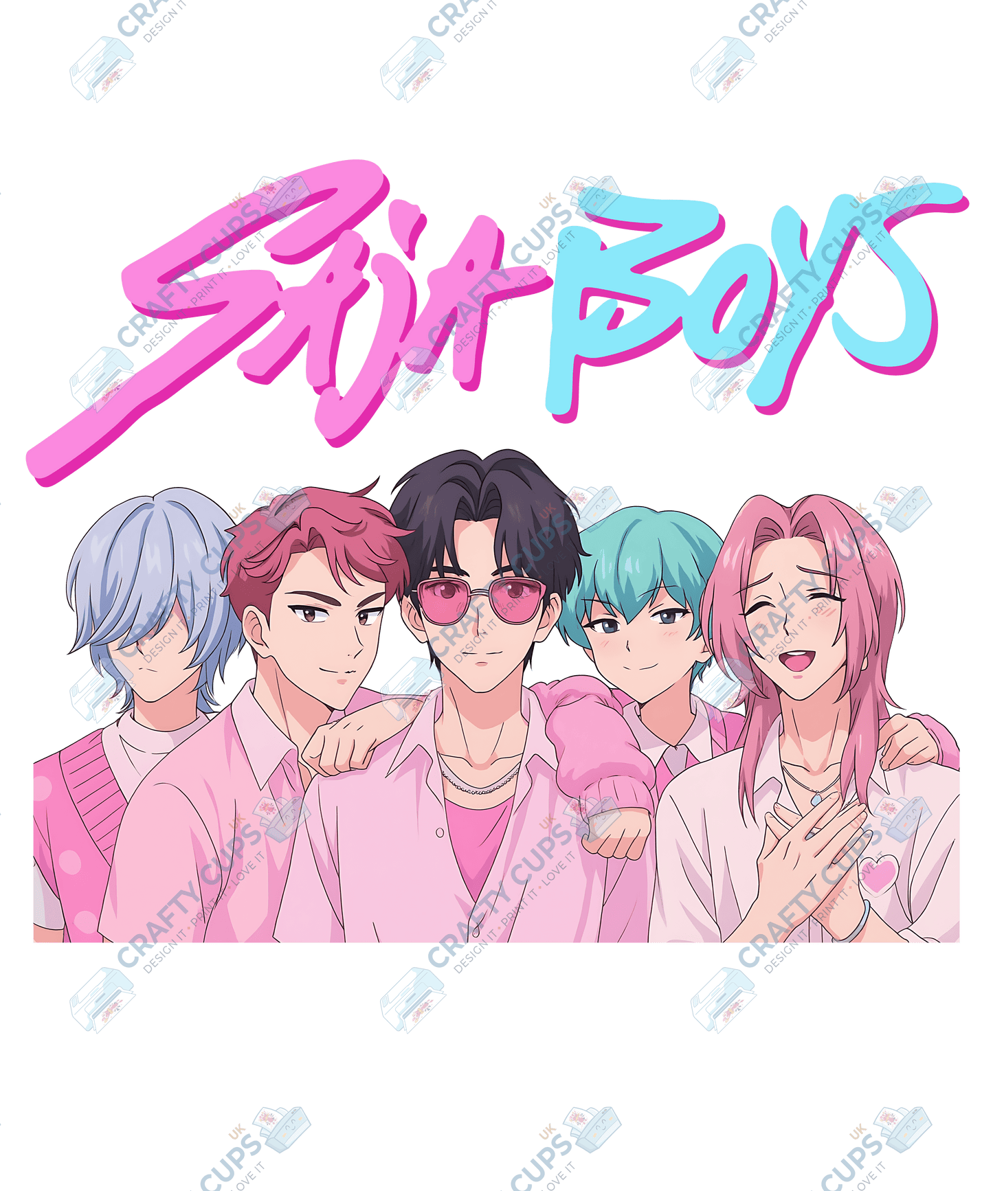 Demon Hunters DTF Transfer – Various Designs & Sizes, Heat Press Ready