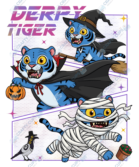 Halloween Demon Hunters DTF Transfer – Spooky Anime Style Design (Part OThree of Four), Various Sizes & Heat Press Ready