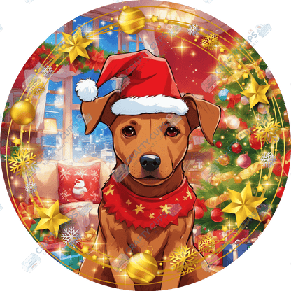Christmas Dog Breeds DTF Transfer – Exclusive Secret Sub Design | Various Sizes – Crafty Cups UK