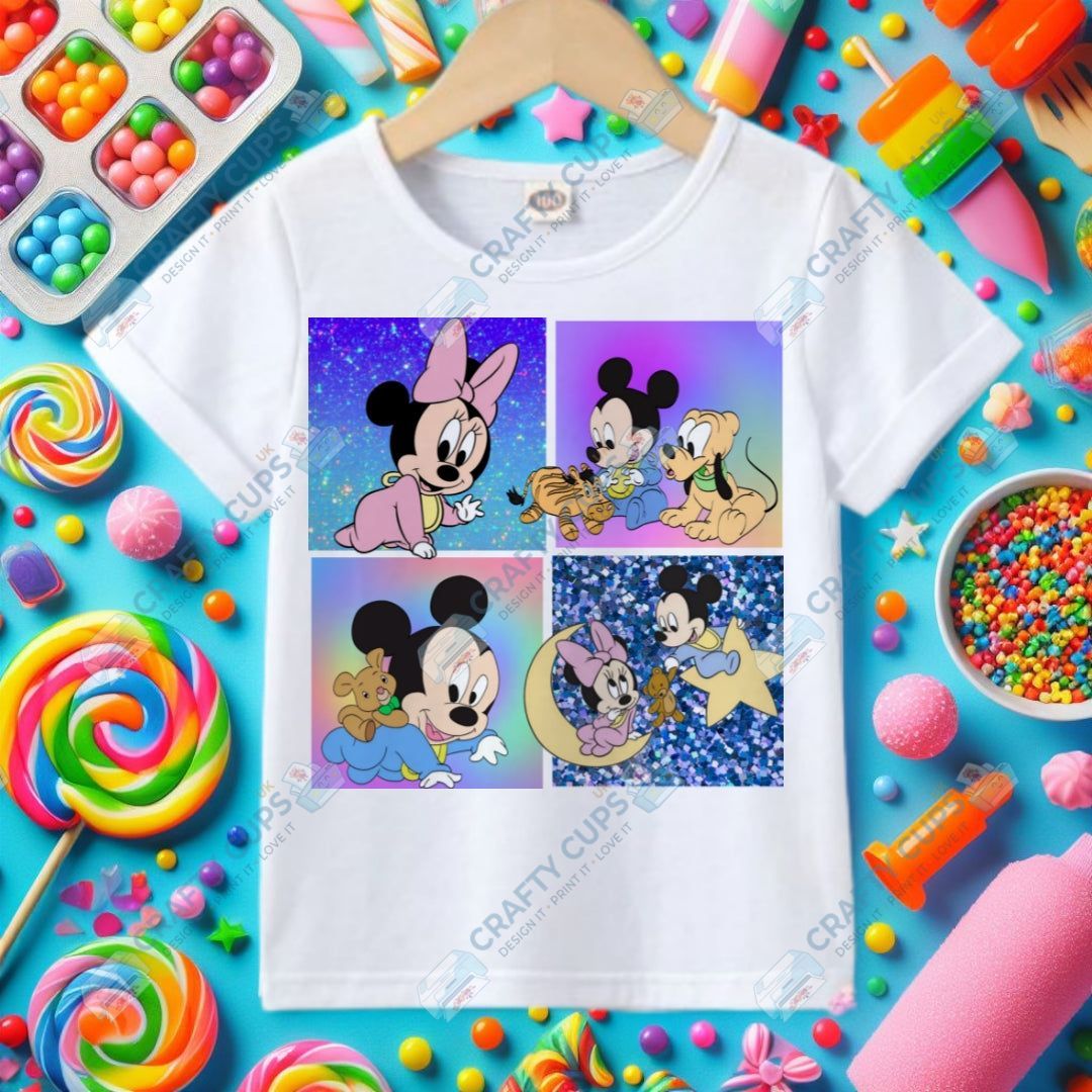 Character Squares DTF Transfers – Fun Character Designs (4"–10")