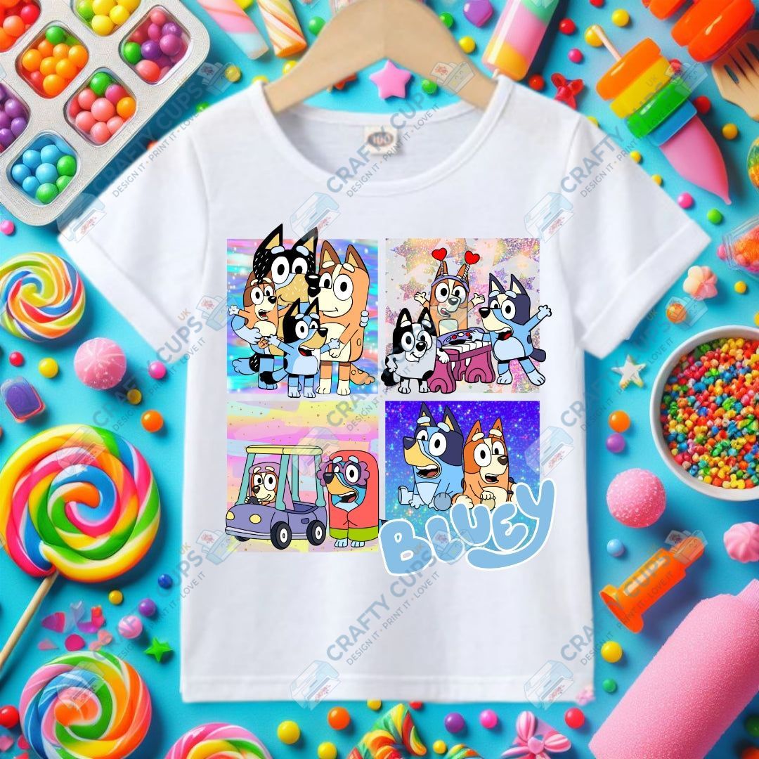 Character Squares DTF Transfers – Fun Character Designs (4"–10")