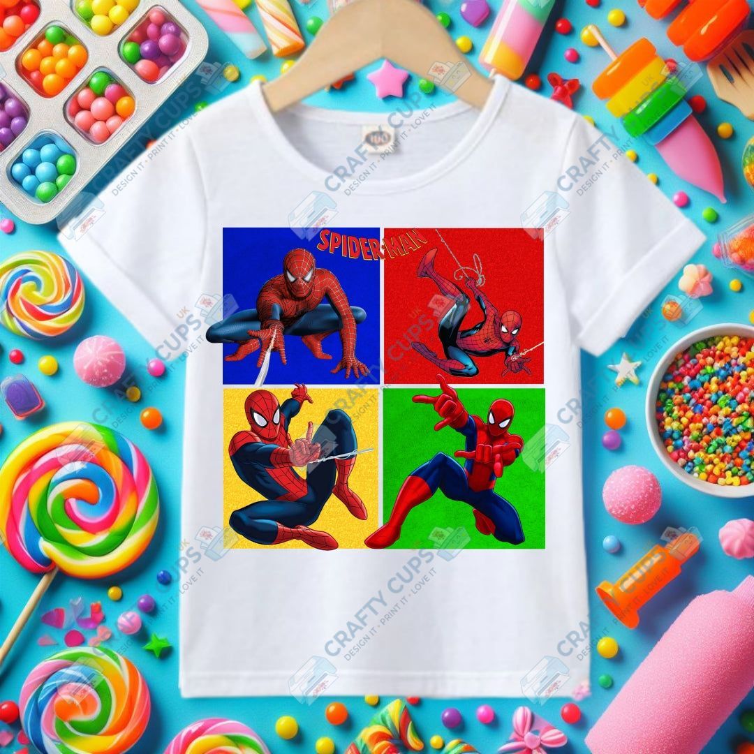 Character Squares DTF Transfers – Fun Character Designs (4"–10")