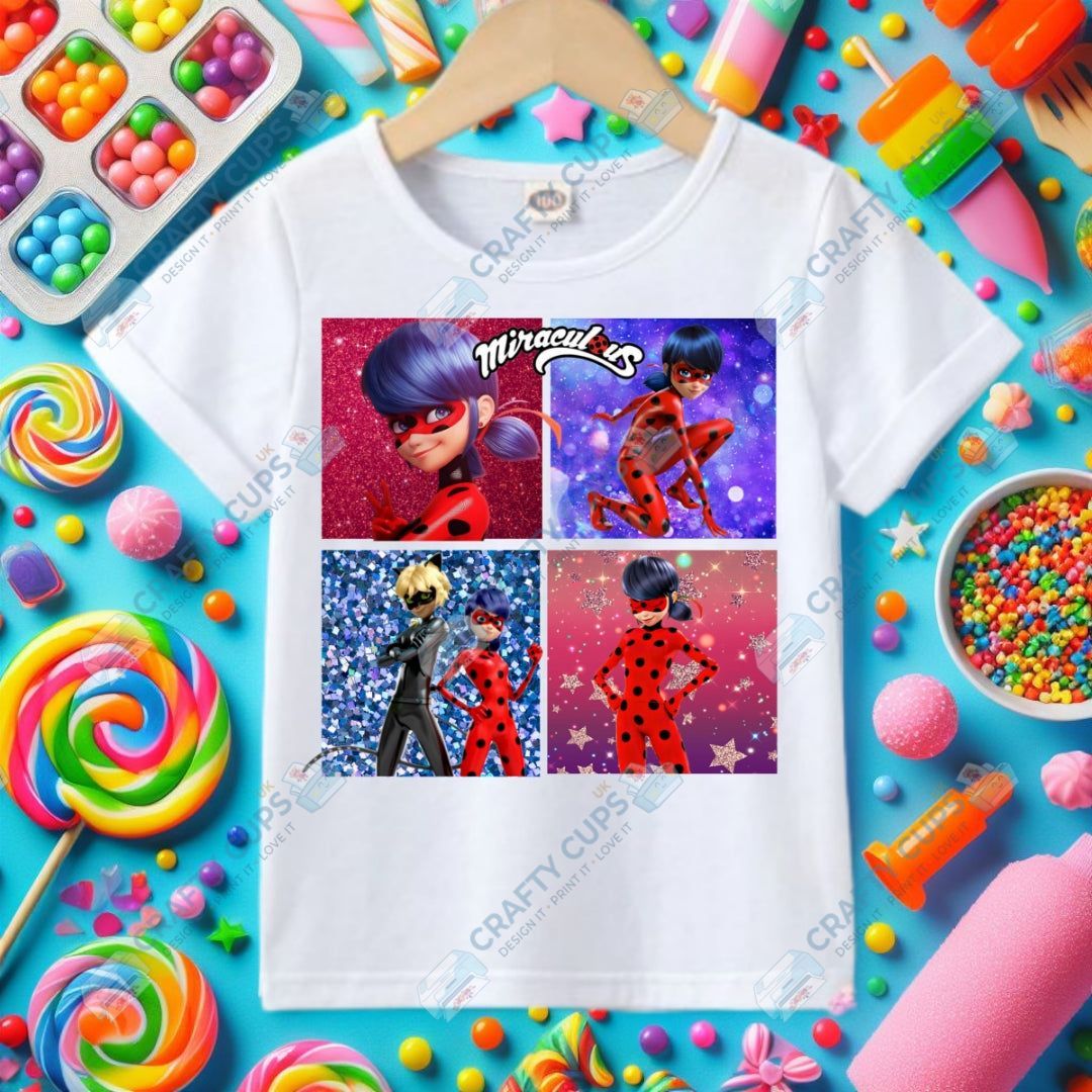 Character Squares DTF Transfers – Fun Character Designs (4"–10")