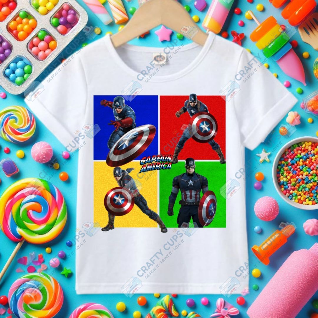 Character Squares DTF Transfers – Fun Character Designs (4"–10")