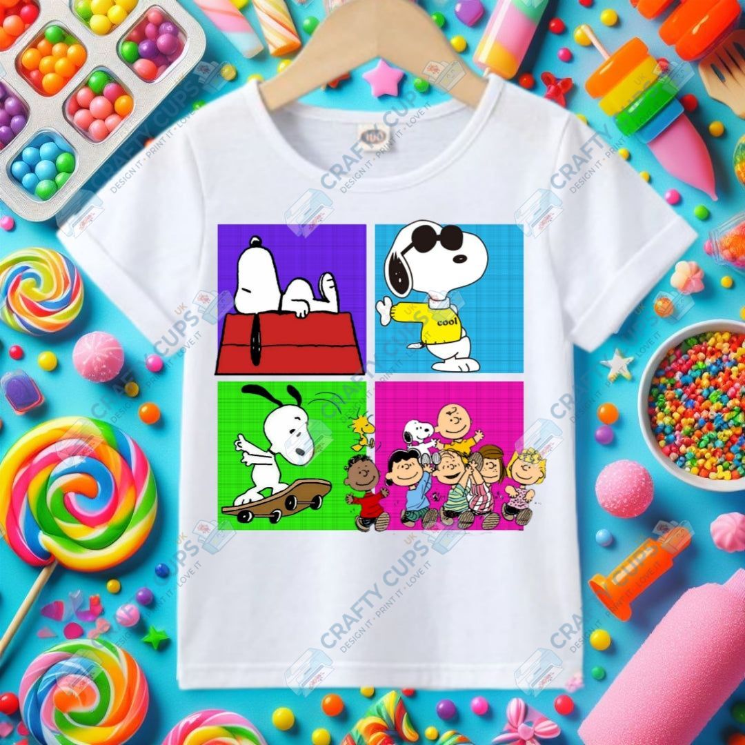 Character Squares DTF Transfers – Fun Character Designs (4"–10")