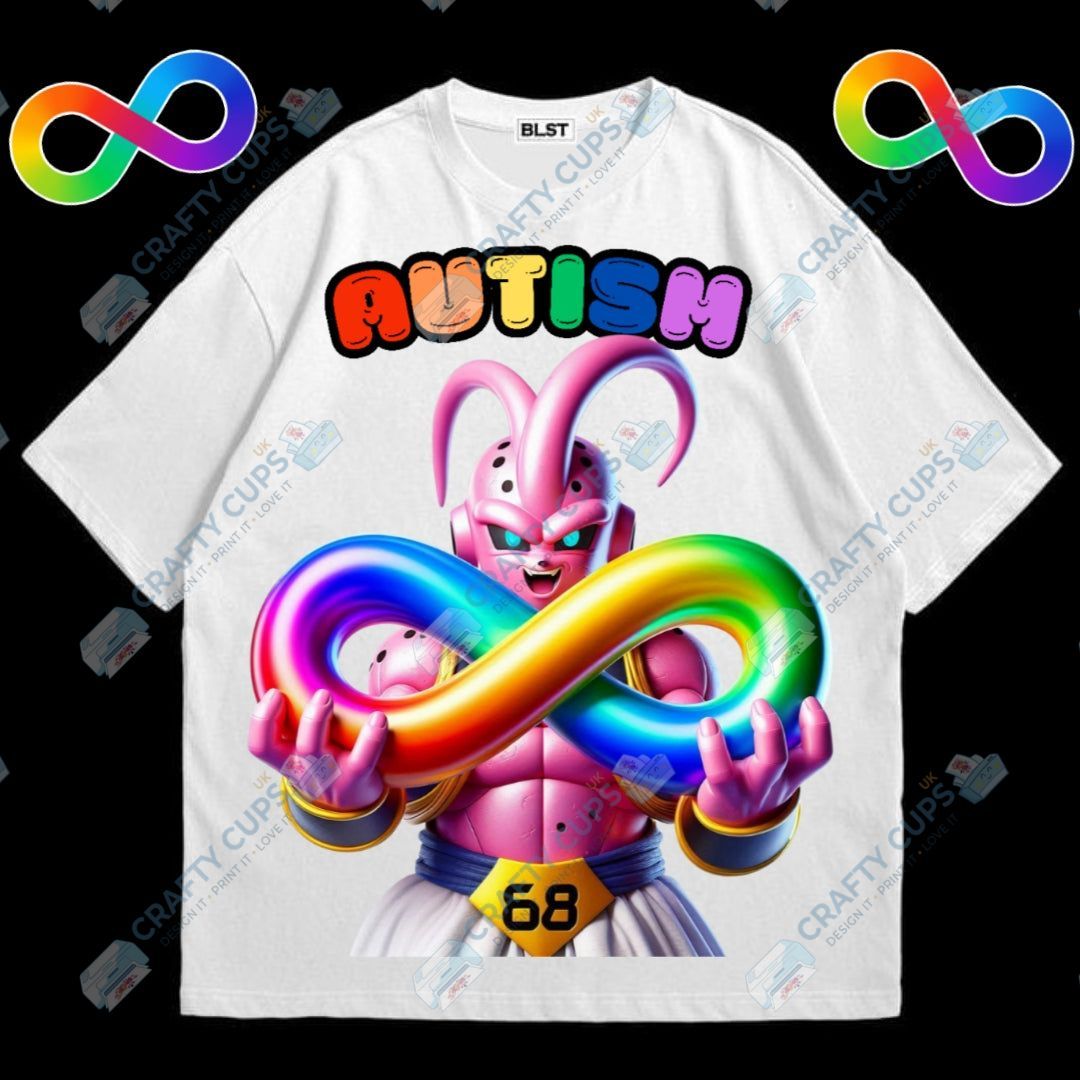Anime Autism Awareness DTF Designs – Colorful Anime Prints for Awareness Apparel