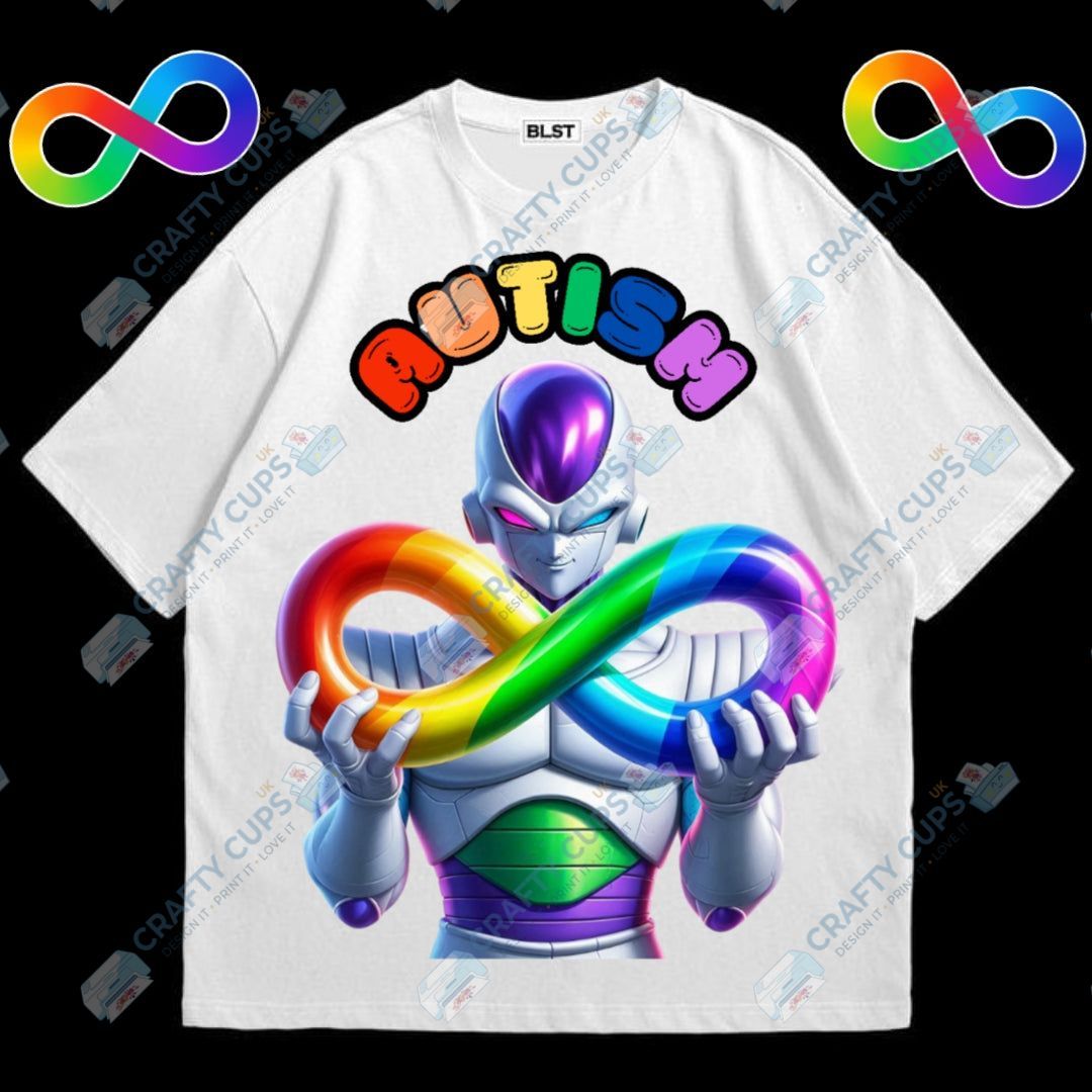 Anime Autism Awareness DTF Designs – Colorful Anime Prints for Awareness Apparel