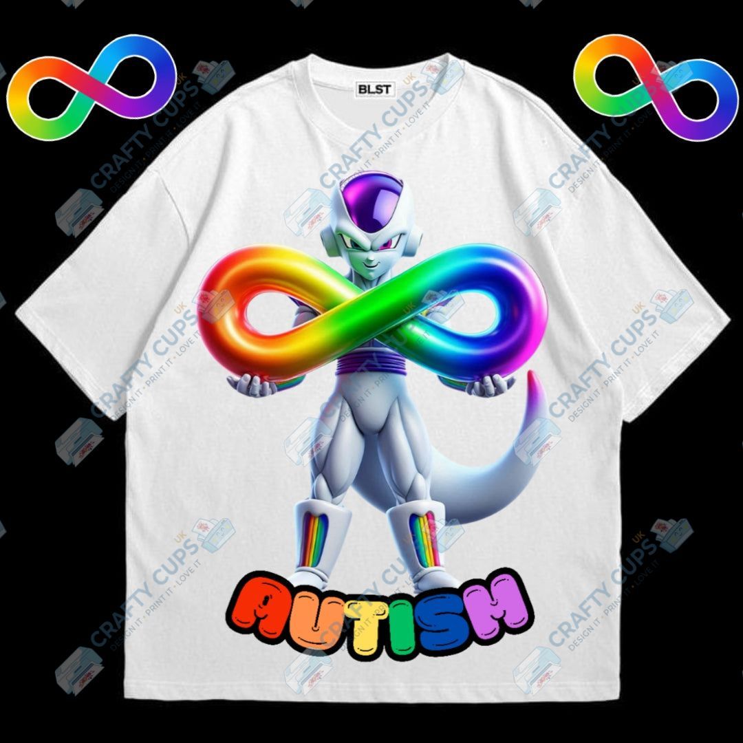 Anime Autism Awareness DTF Designs – Colorful Anime Prints for Awareness Apparel