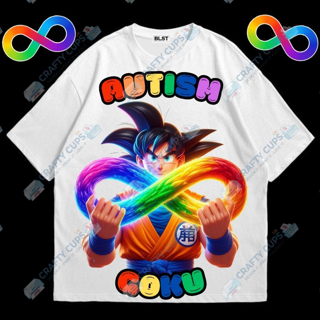 Anime Autism Awareness DTF Designs – Colorful Anime Prints for Awareness Apparel