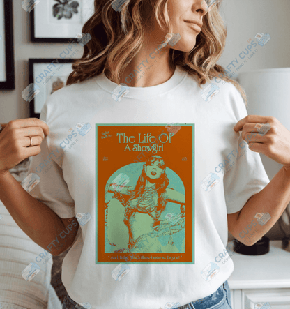 Taylor Swift “Life of a Show Girl” DTF Transfers – Various Designs & Sizes