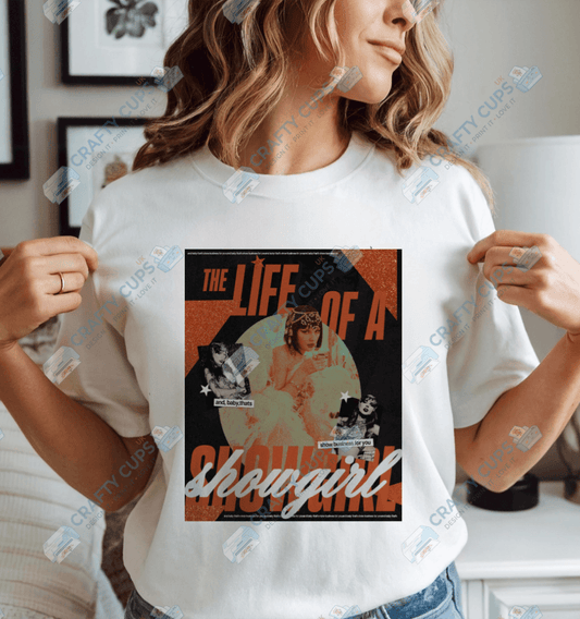 Taylor Swift “Life of a Show Girl” DTF Transfers – Part Four - Various Designs & Sizes