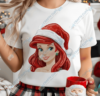 Faux Sequin Christmas DTF Transfers – Various Designs (4"–10")