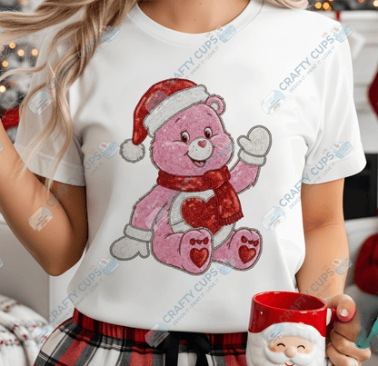 Faux Sequin Christmas DTF Transfers – Various Designs (4"–10")