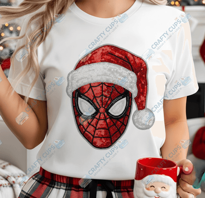 Faux Sequin Christmas DTF Transfers – Various Designs (4"–10")