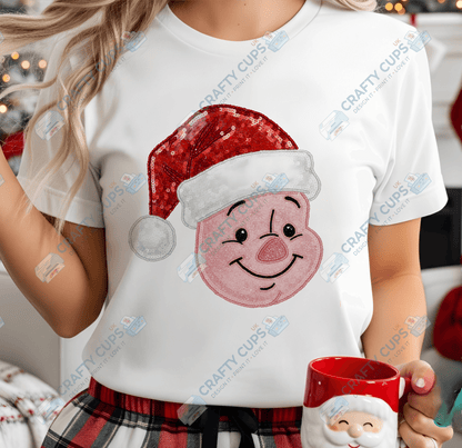 Faux Sequin Christmas DTF Transfers – Various Designs (4"–10")