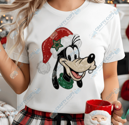 Faux Sequin Christmas DTF Transfers – Various Designs (4"–10")