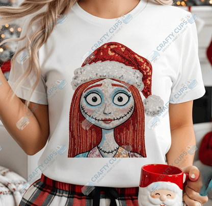 Faux Sequin Christmas DTF Transfers – Various Designs (4"–10")