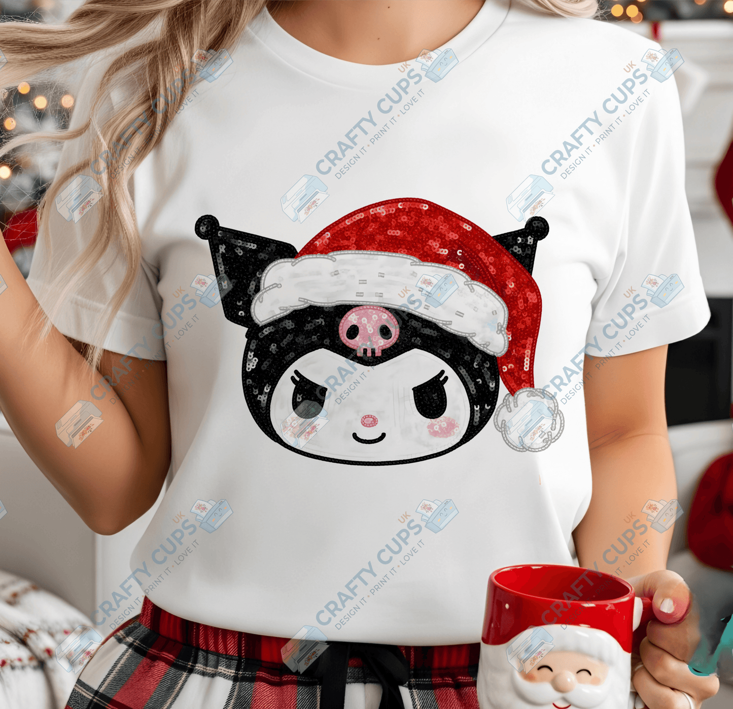 Faux Sequin Christmas DTF Transfers – Various Designs (4"–10")