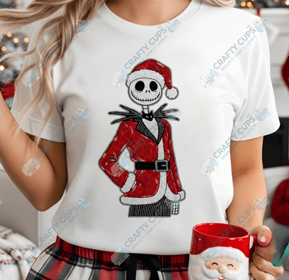 Faux Sequin Christmas DTF Transfers – Various Designs (4"–10")