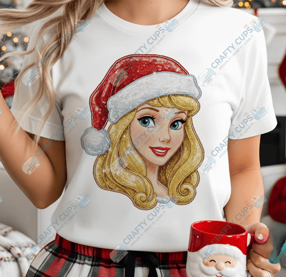 Faux Sequin Christmas DTF Transfers – Various Designs (4"–10")