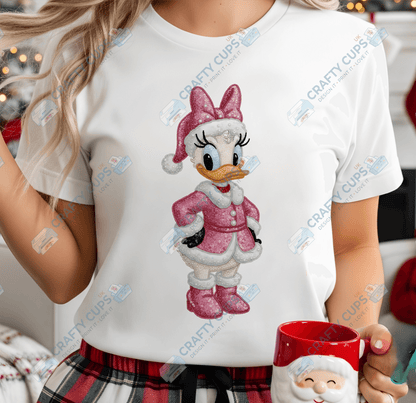 Faux Sequin Christmas DTF Transfers – Various Designs (4"–10")