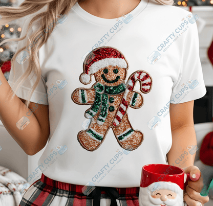 Faux Sequin Christmas DTF Transfers – Various Designs (4"–10")