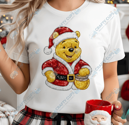 Faux Sequin Christmas DTF Transfers – Various Designs (4"–10")