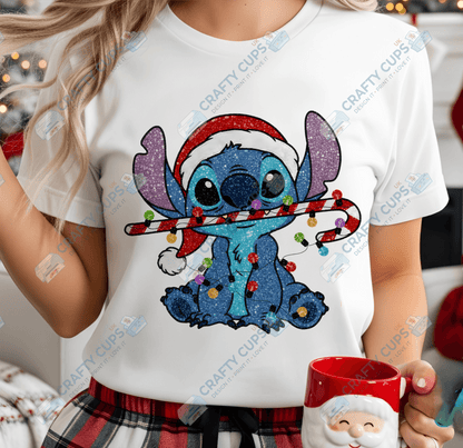 Faux Sequin Christmas DTF Transfers – Various Designs (4"–10")