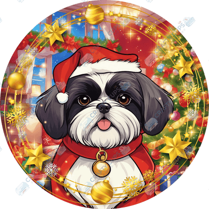 Christmas Dog Breeds DTF Transfer – Exclusive Secret Sub Design | Various Sizes – Crafty Cups UK